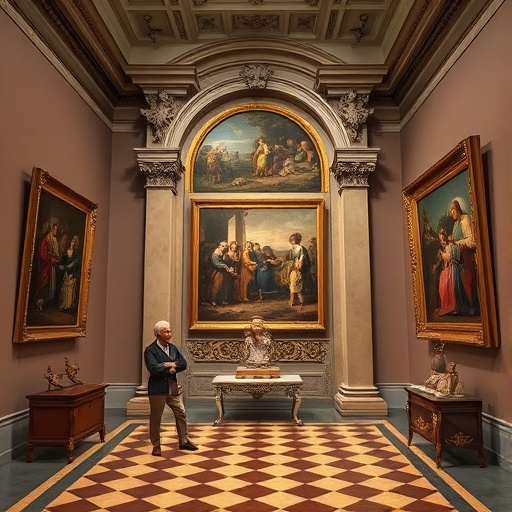 Classical European paintings exhibition featuring Renaissance masterpieces
